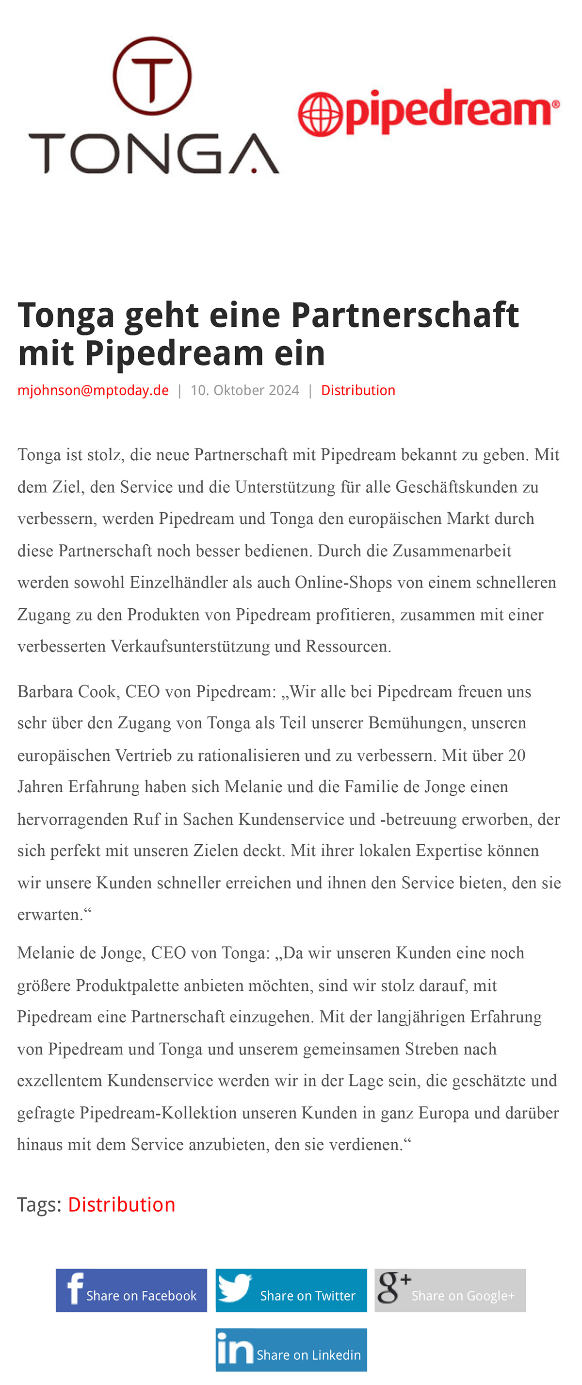 2024-10 eLine Online - Pipedream Tonga